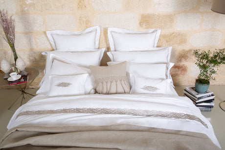 Federa per cuscino decorativo Oceano in raso di cotone