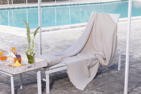 Foutà Seychelles in cotone stone washed