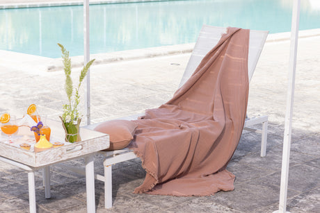 Foutà Seychelles in cotone stone washed