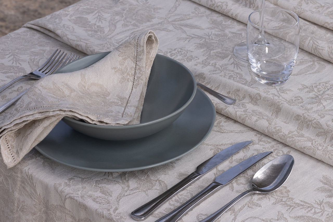 Tovaglioli Elba jacquard in lino e cotone