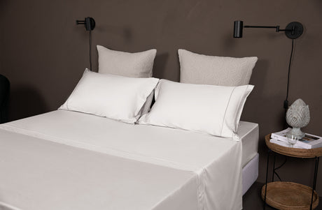 Completo Letto Matrimoniale Elba in raso di cotone