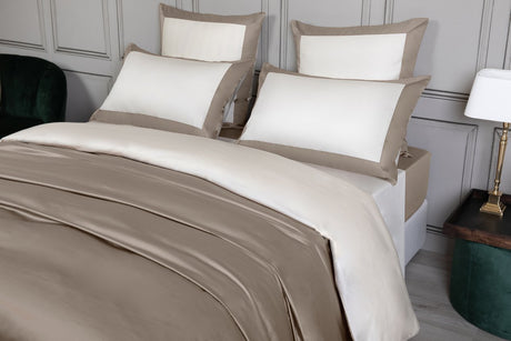 Parure copripiumino Apollo in raso di cotone