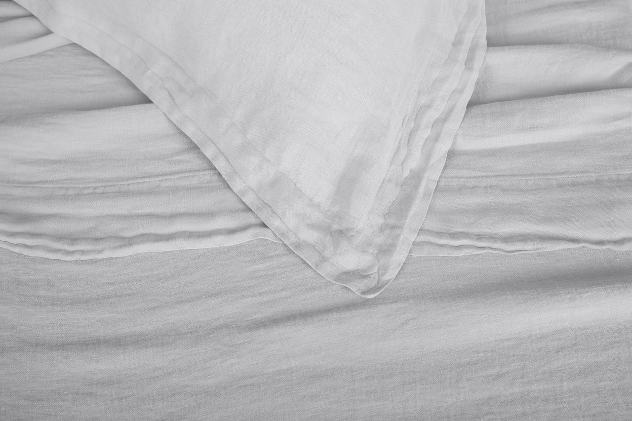 Completo letto Lino Lux in lino stone washed