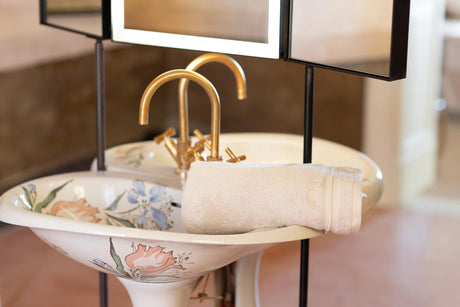 Telo da bagno Serikos con seta