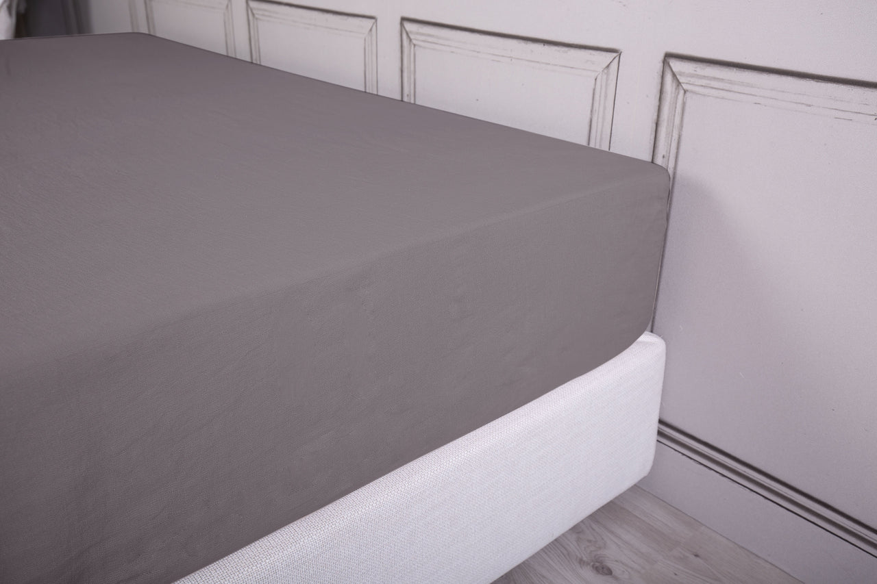 Completo letto Lino Lux in lino stone washed