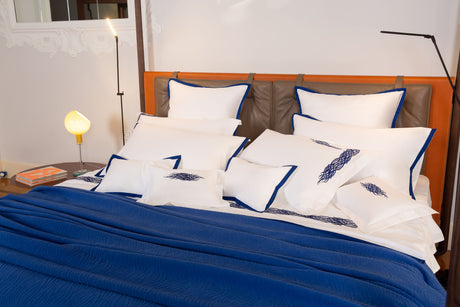 Federa per cuscino decorativo Oceano in raso di cotone