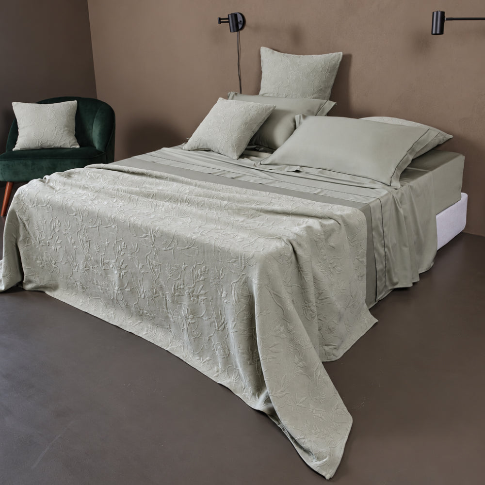Completo Letto Matrimoniale Venere in raso di cotone