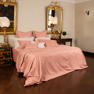 Completo Letto Matrimoniale Diamante in raso di cotone