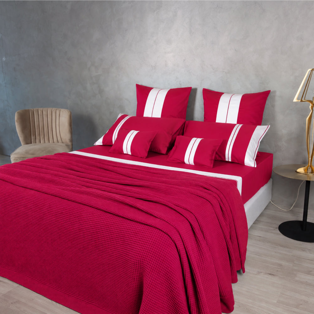 Completo Letto Matrimoniale Gioia in raso di cotone