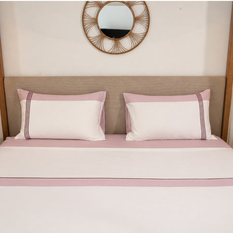 Completo Letto Matrimoniale Paradiso in raso di cotone