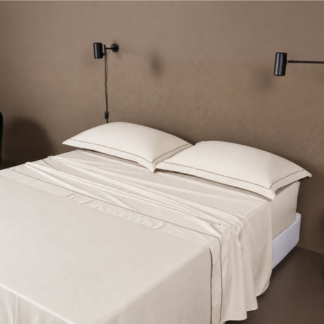 Completo Letto Matrimoniale Venere in raso di cotone