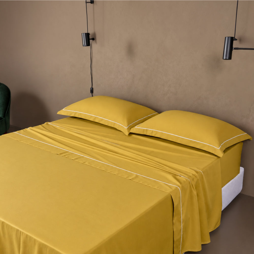 Completo Letto Matrimoniale Venere in raso di cotone