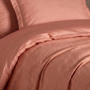 Parure Copripiumino Matrimoniale Diamante in raso di cotone
