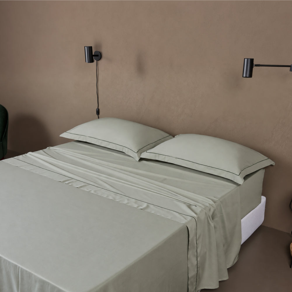 Completo Letto Matrimoniale Venere in raso di cotone