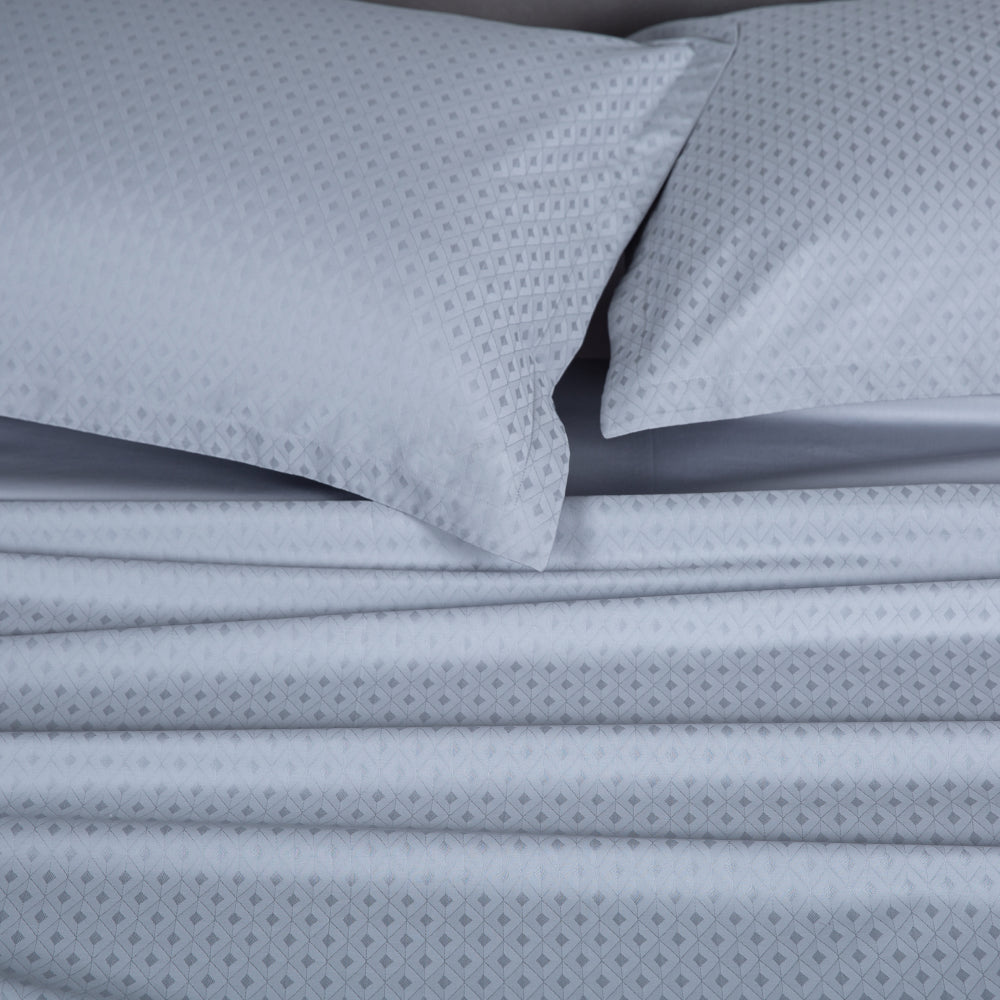 Completo Letto Matrimoniale Diamante in raso di cotone