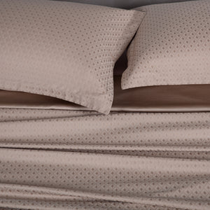 Completo Letto Matrimoniale Diamante in raso di cotone