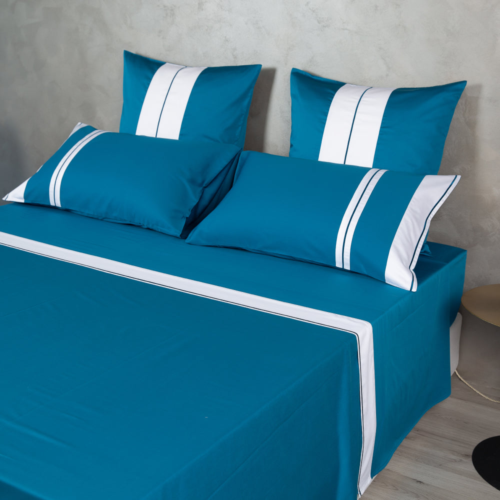 Completo Letto Matrimoniale Gioia in raso di cotone