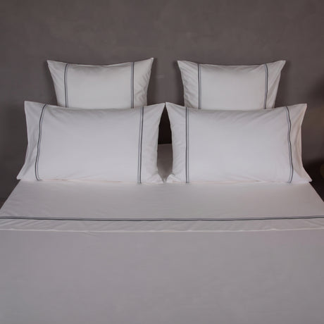 Completo Letto Matrimoniale Poesia in percalle di cotone