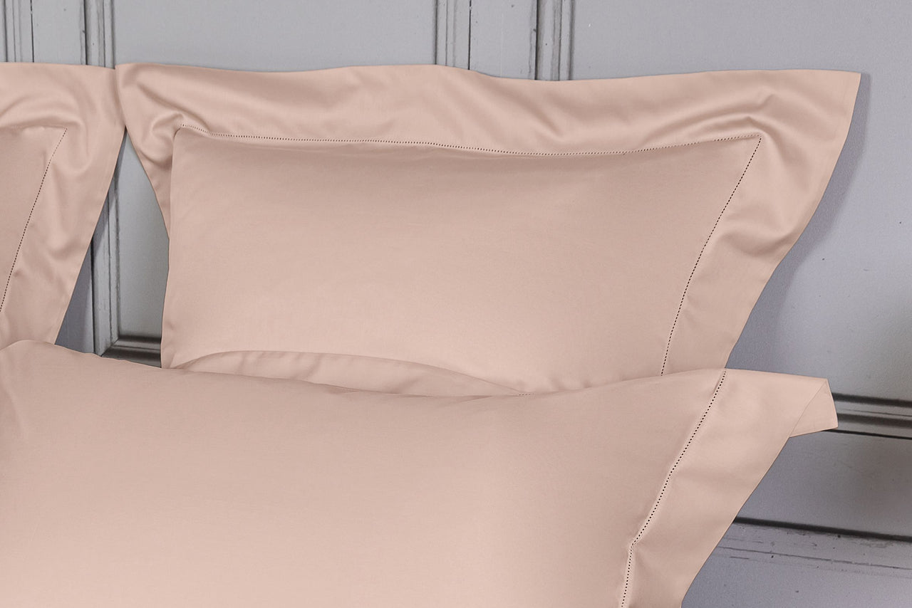 Completo Letto Elegance Ajour in raso di cotone