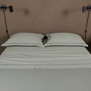 Completo Letto Matrimoniale Venere in raso di cotone