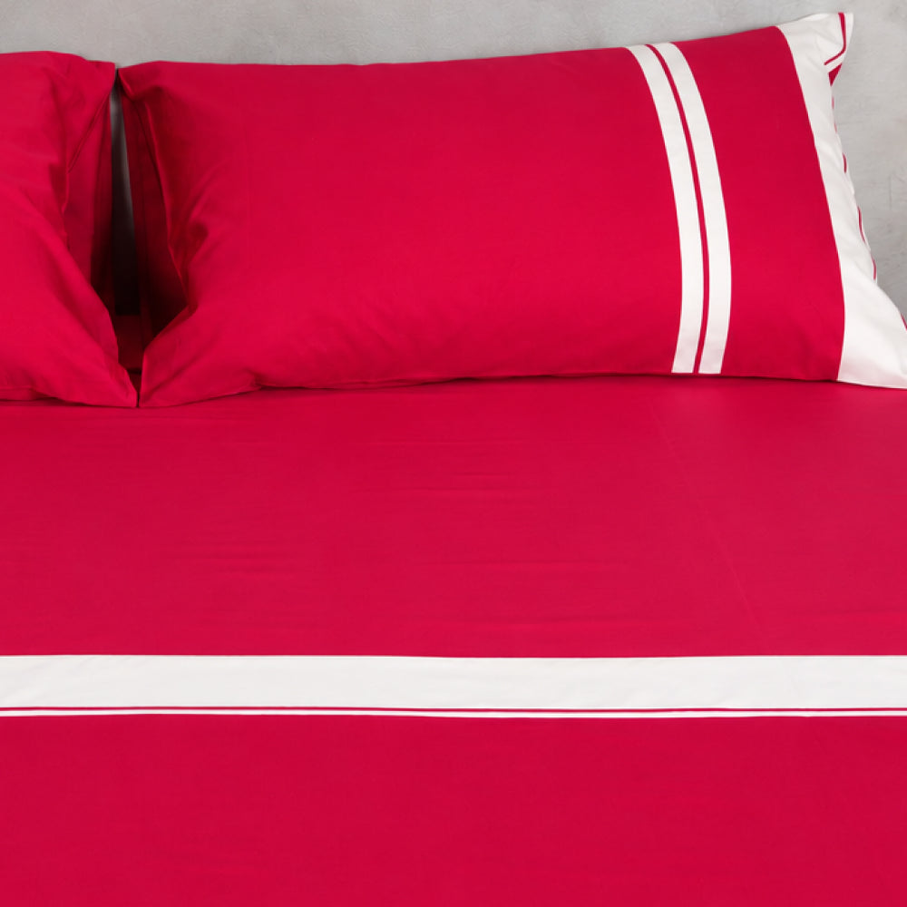 Completo Letto Matrimoniale Gioia in raso di cotone