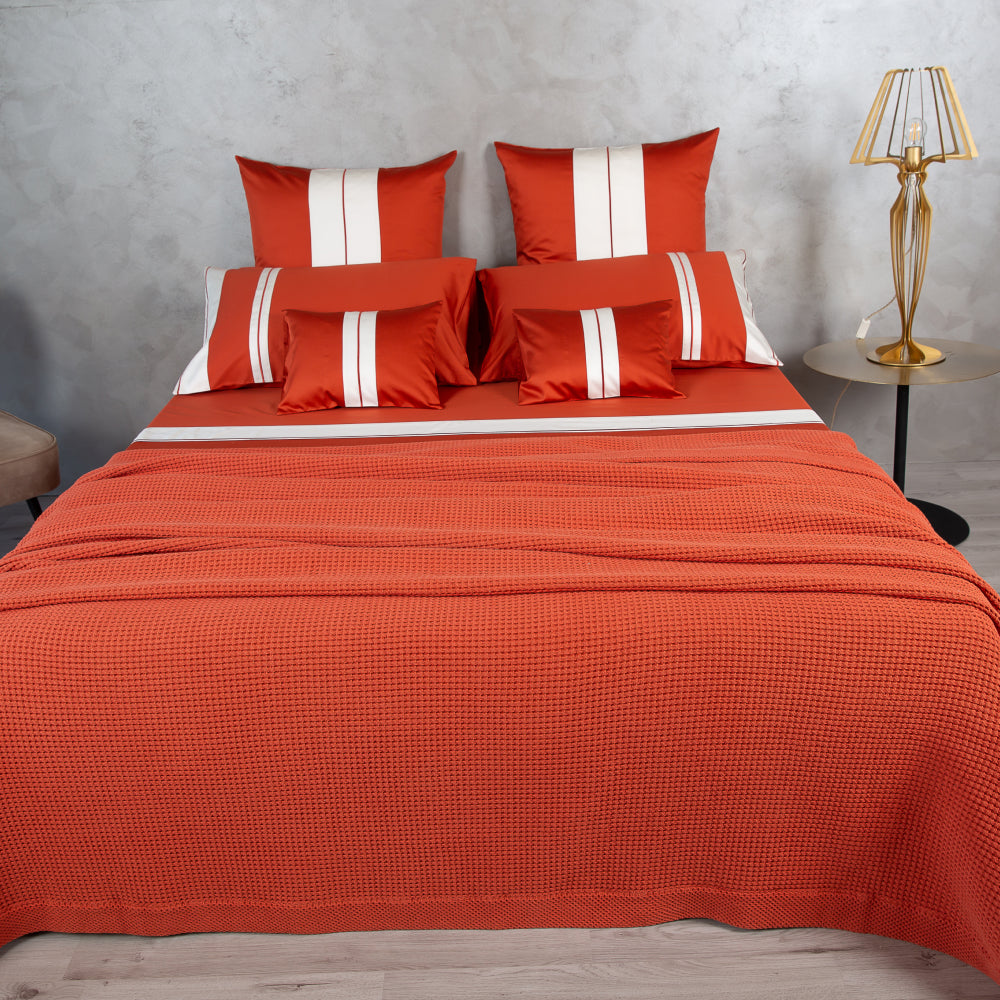Completo Letto Matrimoniale Gioia in raso di cotone