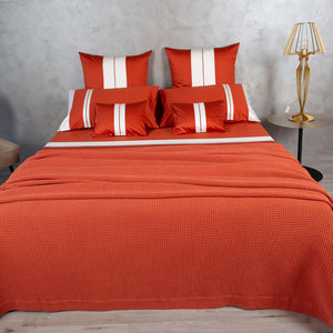 Completo Letto Matrimoniale Gioia in raso di cotone