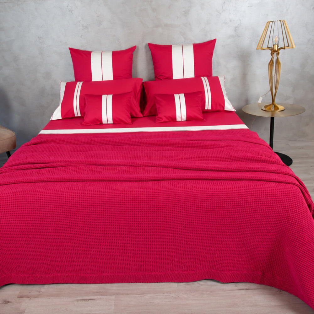 Completo Letto Matrimoniale Gioia in raso di cotone
