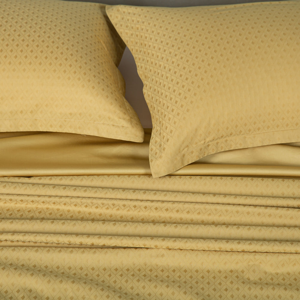 Completo Letto Matrimoniale Diamante in raso di cotone