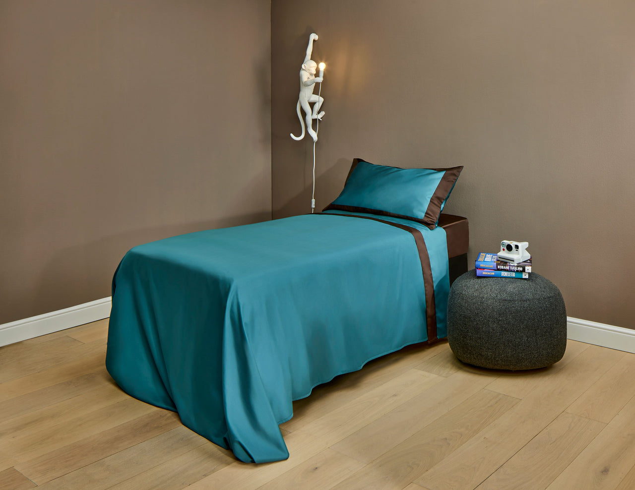 Completo letto Apollo in raso di cotone 300 TC