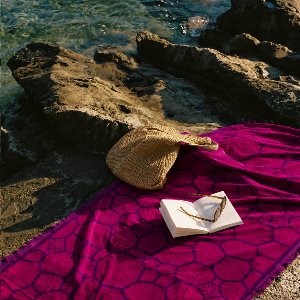 Telo per il mare Salsedine in cotone cimato