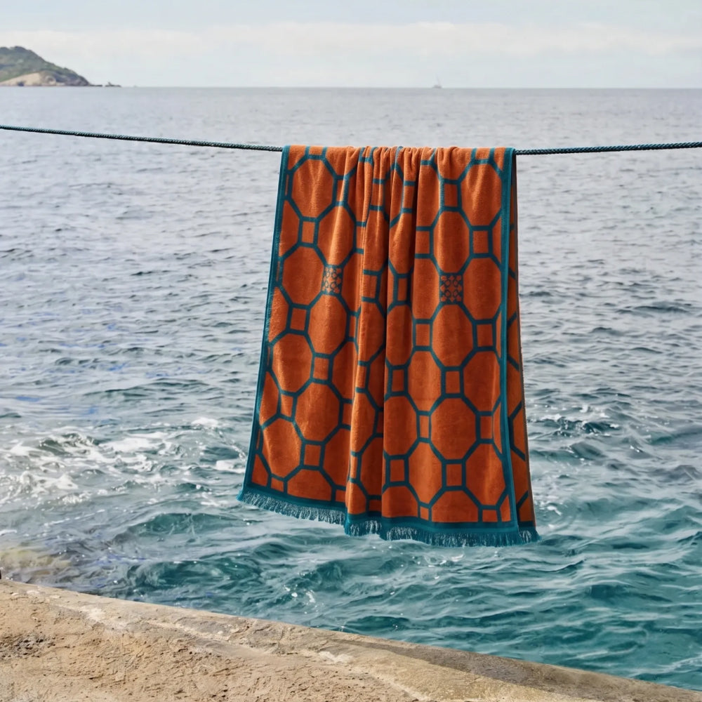 Telo per il mare Salsedine in cotone cimato