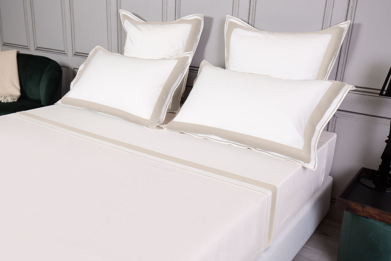 Completo letto Ermes in raso di cotone