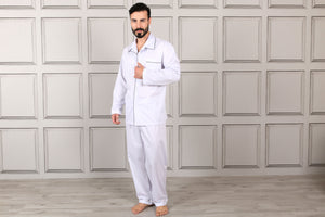 Pigiama Prestige da uomo con bottoni in madreperla