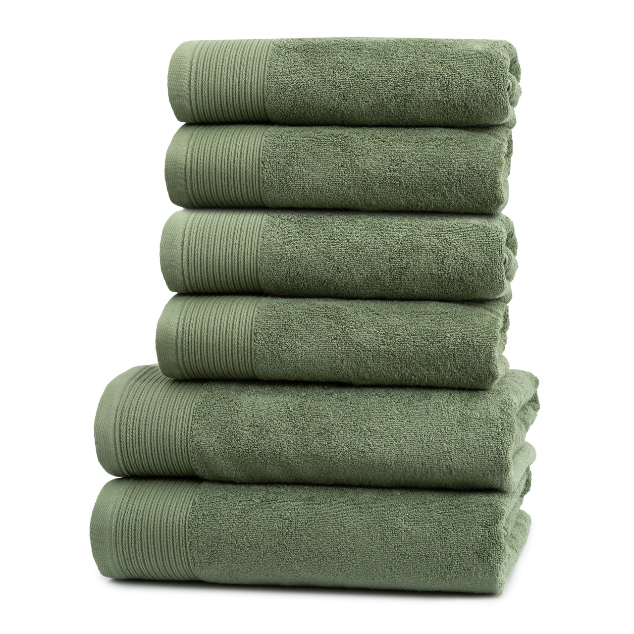 Set teli da bagno e asciugamani viso Essentials
