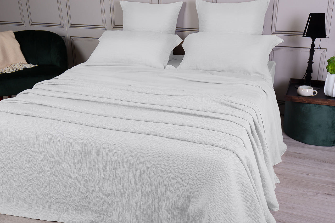 Federa per cuscino decorativo Capri in doppia garza