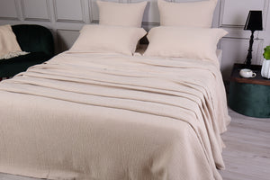 Federa per cuscino decorativo Capri in doppia garza
