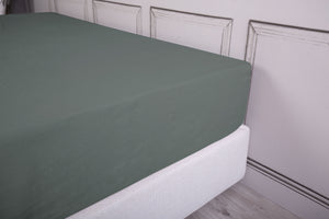 Completo letto Lino Lux in lino stone washed