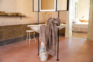 Telo da bagno Serikos con seta