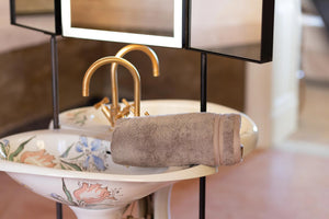 Telo da bagno Serikos con seta