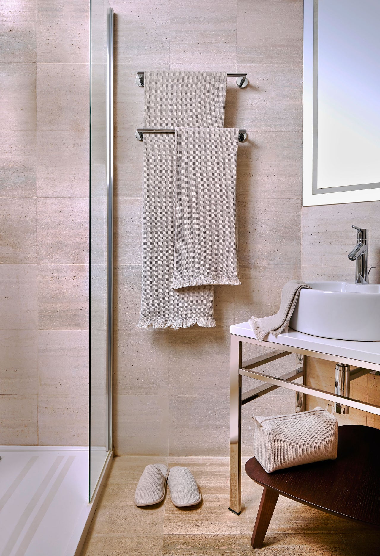 Ciabatte da bagno Suite a nido d’ape