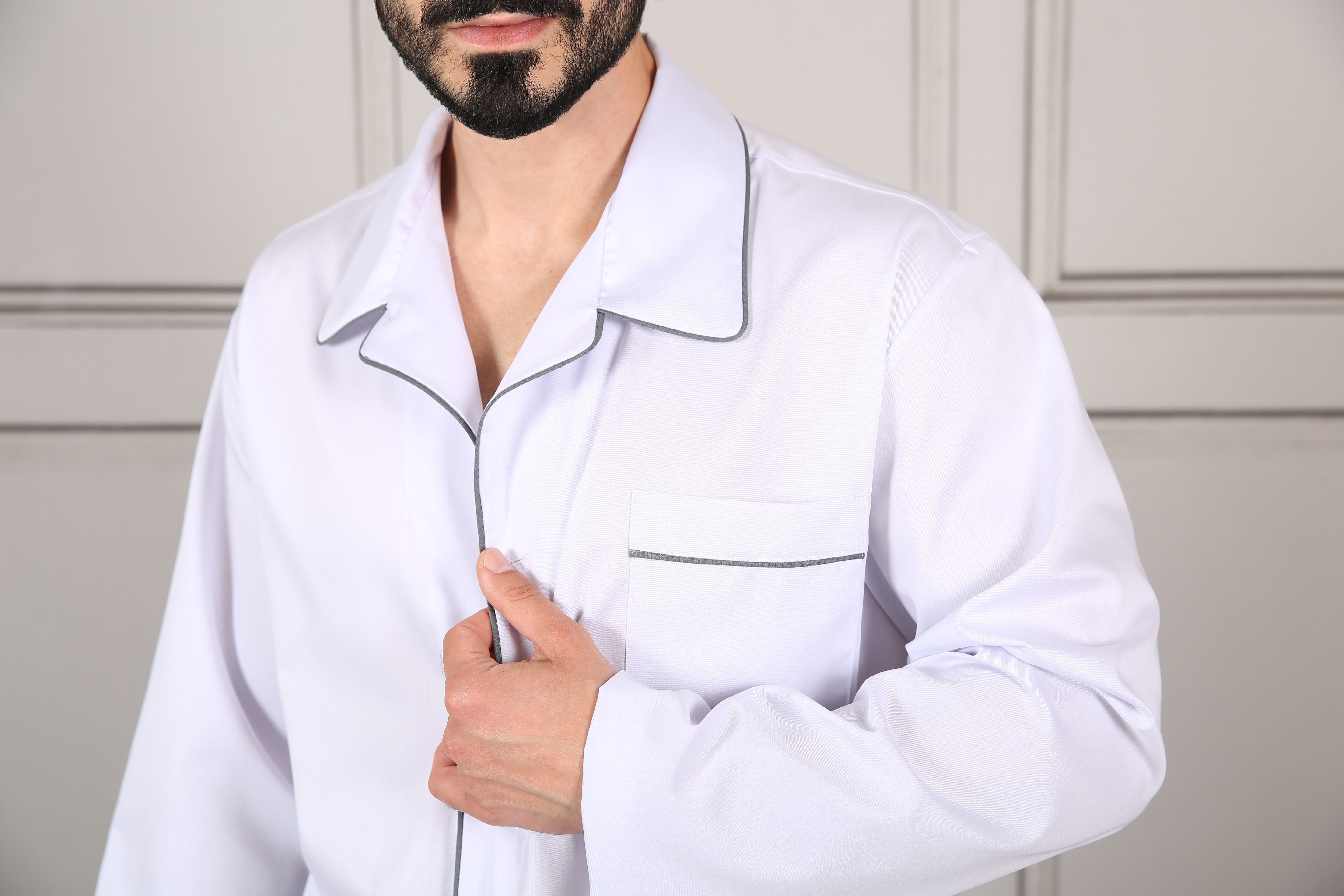 Pantaloni Da Salotto/pigiama Haigman - Confezione Da 2 | Leggeri In Cotone, Taglie Da M A 2XL | Colore Blu - Foto 8