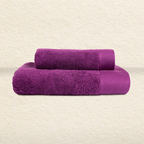 Coppia di asciugamani viso e ospite Cotton Soft