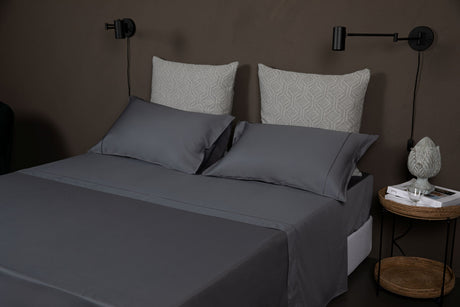 Completo Letto Matrimoniale Elba in raso di cotone