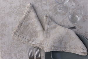 Tovaglioli Elba jacquard in lino e cotone