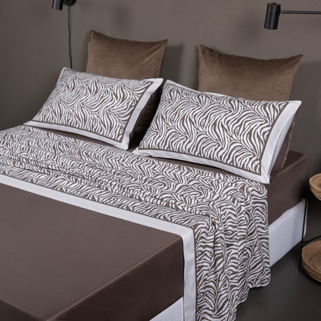 Completo Letto Madagascar in raso di cotone
