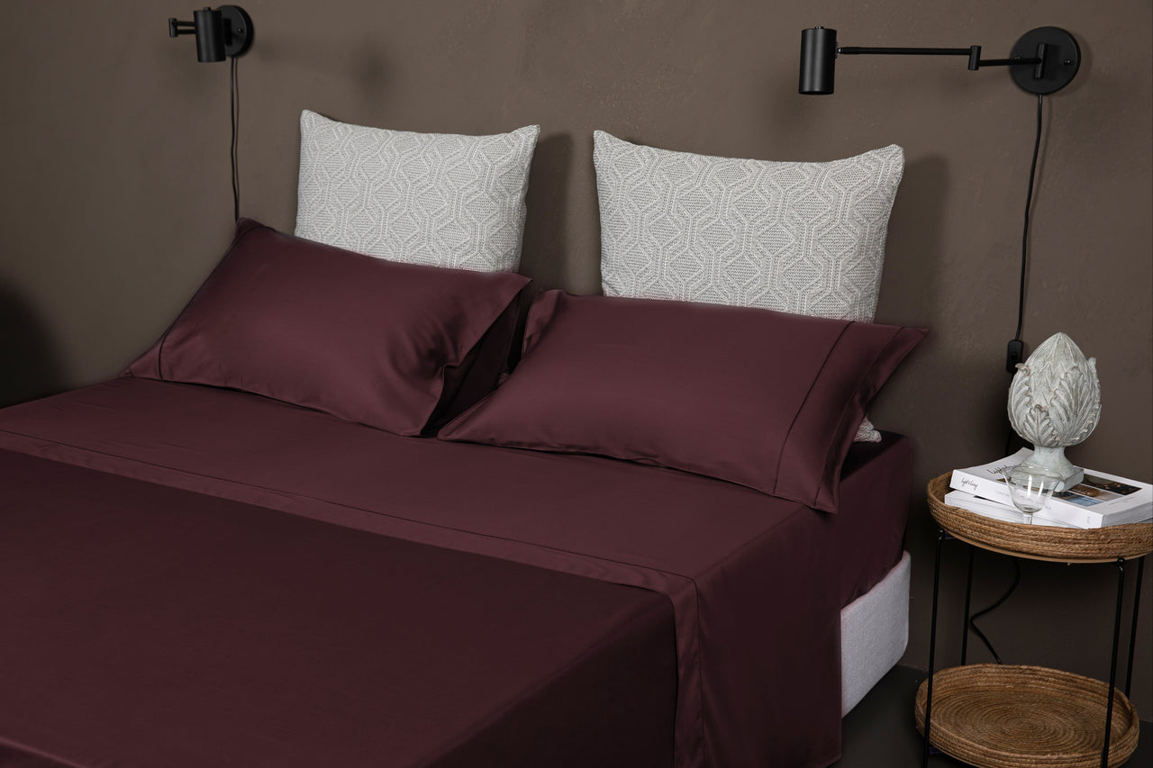 Completo Letto Matrimoniale Elba in raso di cotone