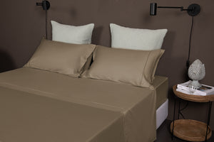 Completo Letto Matrimoniale Elba in raso di cotone