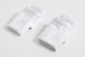 Set di lavette Elegance in puro cotone