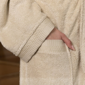 Accappatoio Alma in cotone low twist